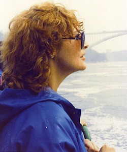 Sharon at the Falls 1986
